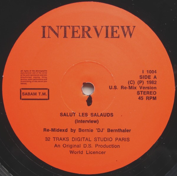 Interview - Salut Les Salauds (U.S. Re-Mix) | Interview (I 1004) - 3