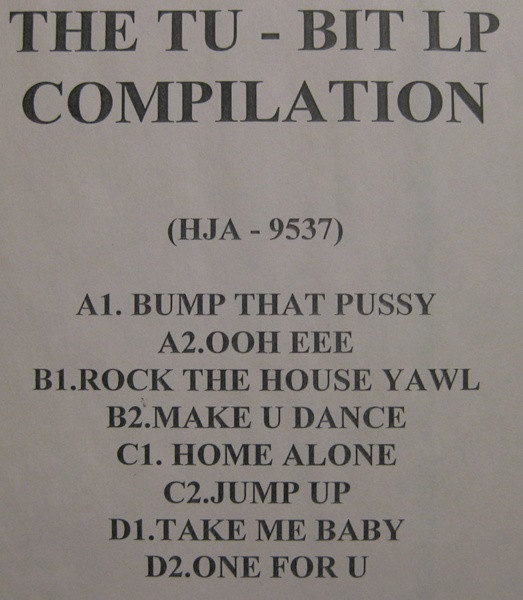 2-Bit Project - The Tu-Bit LP Compilation | House Jam Records (HJA - 9537) - 2