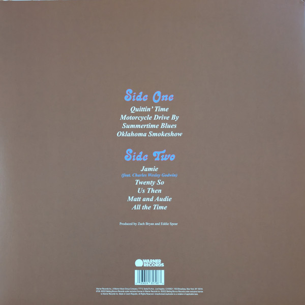 Zach Bryan - Summertime Blues | Warner Records (093624857983) - 2 Zach Bryan - Summertime Blues | Warner Records (093624857983) - 2