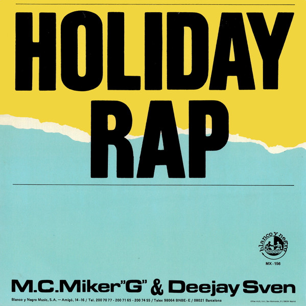 MC Miker G. & DJ Sven - Holiday Rap | Blanco Y Negro (MX - 156) - 2 MC Miker G. & DJ Sven - Holiday Rap | Blanco Y Negro (MX - 156) - 2