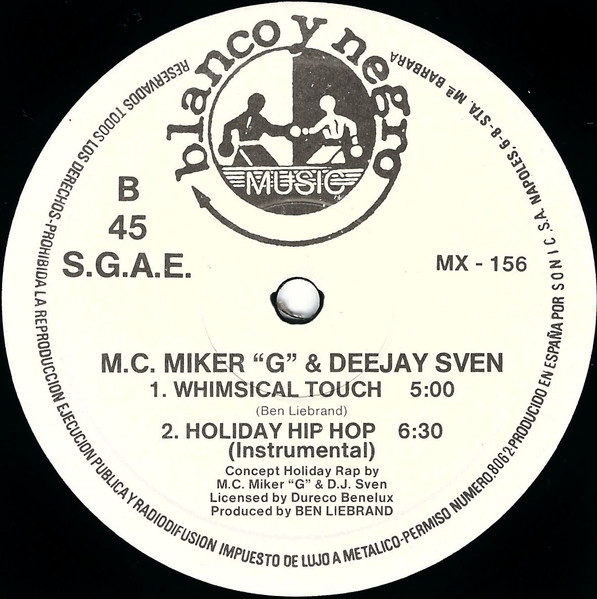 MC Miker G. & DJ Sven - Holiday Rap | Blanco Y Negro (MX - 156) - 4 MC Miker G. & DJ Sven - Holiday Rap | Blanco Y Negro (MX - 156) - 4