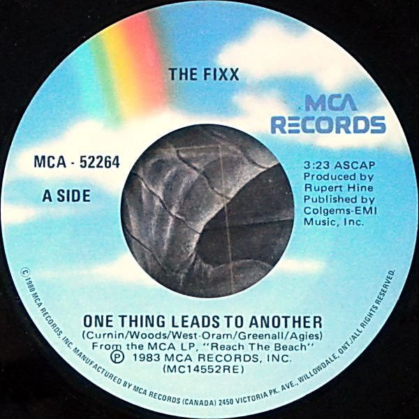 The Fixx - One Thing Leads To Another (7") [Vinyl] | MCA Records (MCA-52264) - 3