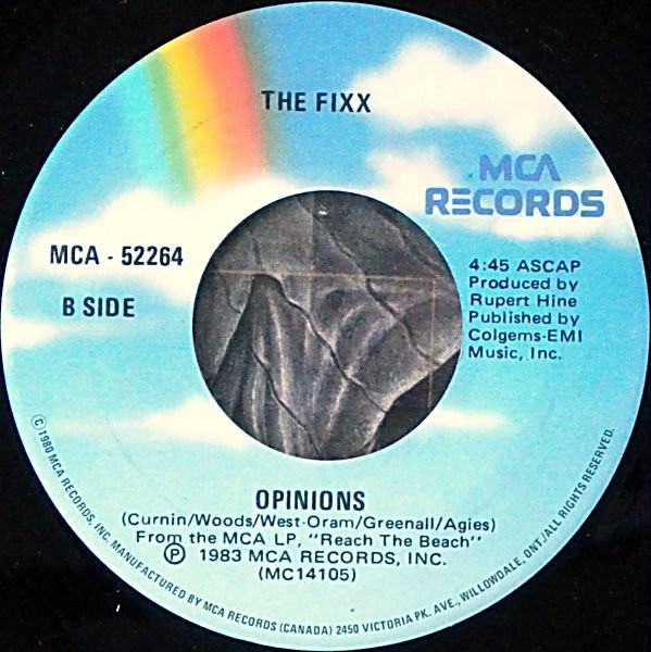 The Fixx - One Thing Leads To Another (7") [Vinyl] | MCA Records (MCA-52264) - 4