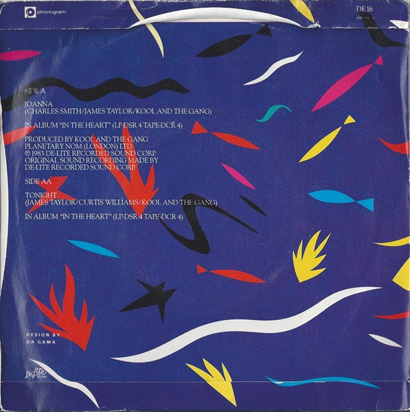 Kool & The Gang - Joanna / Tonight | De-Lite Records (DE 16) - 2 Kool & The Gang - Joanna / Tonight | De-Lite Records (DE 16) - 2
