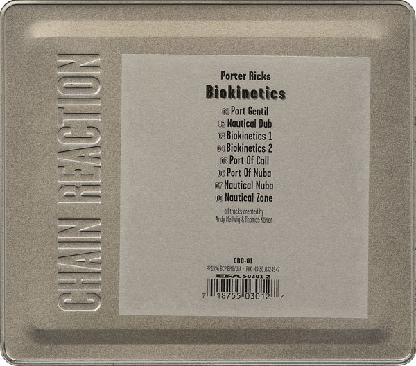 Porter Ricks - Biokinetics | Chain Reaction (CRD-01) - main Porter Ricks - Biokinetics | Chain Reaction (CRD-01) - main
