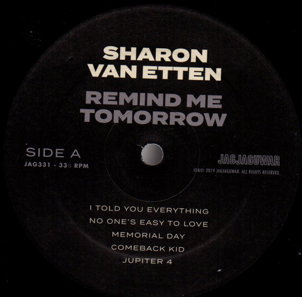 Sharon Van Etten - Remind Me Tomorrow | Jagjaguwar (JAG331) - 4 Sharon Van Etten - Remind Me Tomorrow | Jagjaguwar (JAG331) - 4