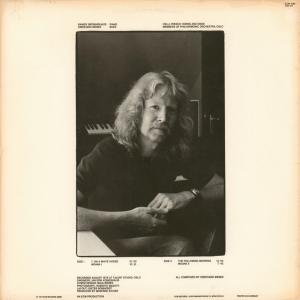 Eberhard Weber - The Following Morning | ECM Records (ECM 1084) - 2 Eberhard Weber - The Following Morning | ECM Records (ECM 1084) - 2