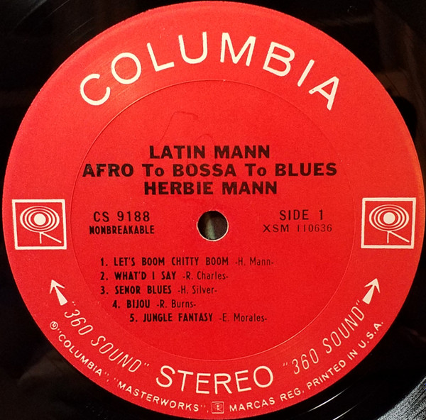 Herbie Mann - Latin Mann (Afro To Bossa To Blues) | Columbia (CS 9188) - 4 Herbie Mann - Latin Mann (Afro To Bossa To Blues) | Columbia (CS 9188) - 4