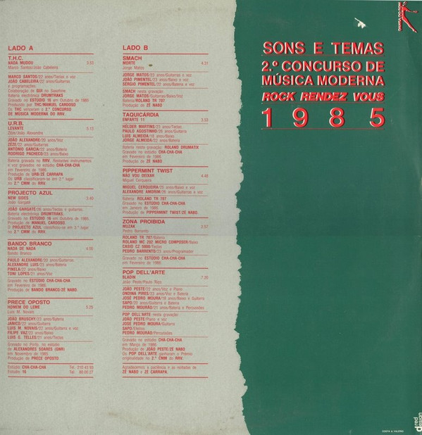 Various - Música Moderna Portuguesa 1.º Volume | Dansa Do Som (LP 86DDS002) - main