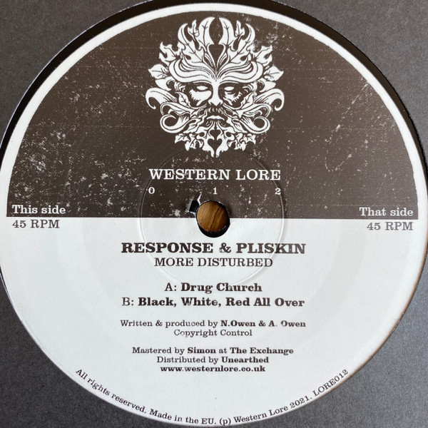 Response & Pliskin - More Disturbed EP | Western Lore (LORE012) - 3