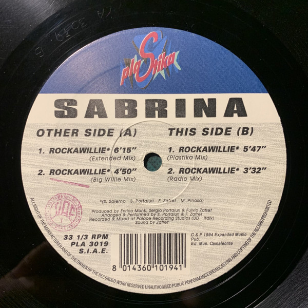 Sabrina - Rockawillie | Plastika (PLA 3019) - 3