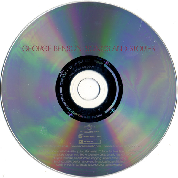 George Benson - Songs And Stories | Concord Records (0888072303645) - 3