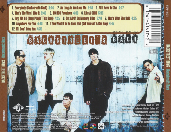 Backstreet Boys - Backstreet's Back | Jive (01241-41617-2) - 2 Backstreet Boys - Backstreet's Back | Jive (01241-41617-2) - 2