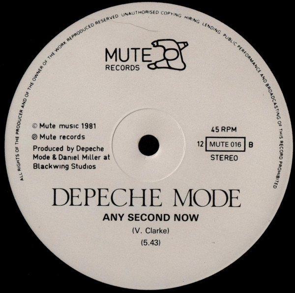 Depeche Mode - Just Can't Get Enough (Schizo Mix) (12") [Vinyl] | Mute (12 MUTE 016) - 3
