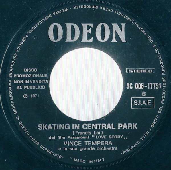 Vincenzo Tempera - Love Story (Tema Dal Film Paramount "Love Story") | Odeon (3C 006-17751) - 4