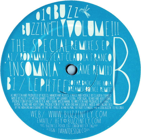 Rodamaal / Lephtee - Buzzin' Fly Volume III - The Special Remixes EP | Buzzin' Fly Records (019BUZZ) - 3 Rodamaal / Lephtee - Buzzin' Fly Volume III - The Special Remixes EP | Buzzin' Fly Records (019BUZZ) - 3