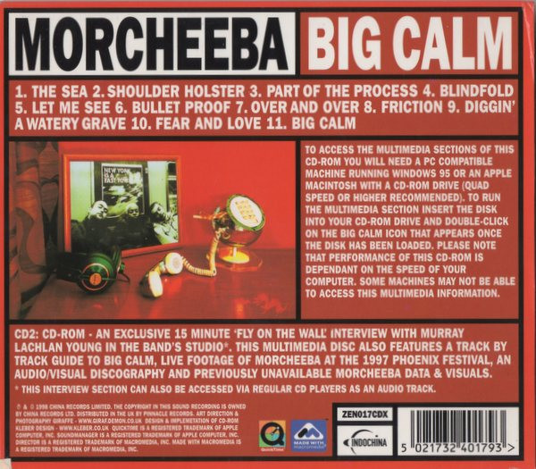 Morcheeba - Big Calm | Indochina (ZEN017CDX) - 2