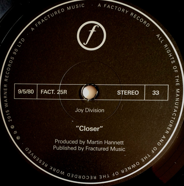 Joy Division - Closer | Factory (FACT∙XXV) - 3