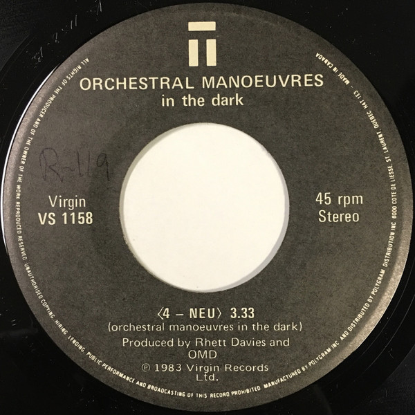 Orchestral Manoeuvres In The Dark - Telegraph | Virgin (VS 1158) - main