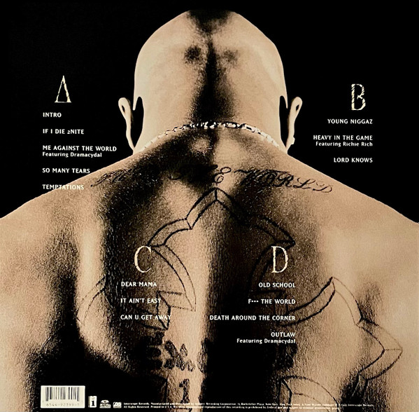2Pac - Me Against The World | Interscope Records (92399-1) - 2 2Pac - Me Against The World | Interscope Records (92399-1) - 2