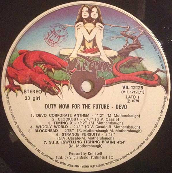 Devo - Duty Now For The Future | Virgin (VIL 12125) - 3