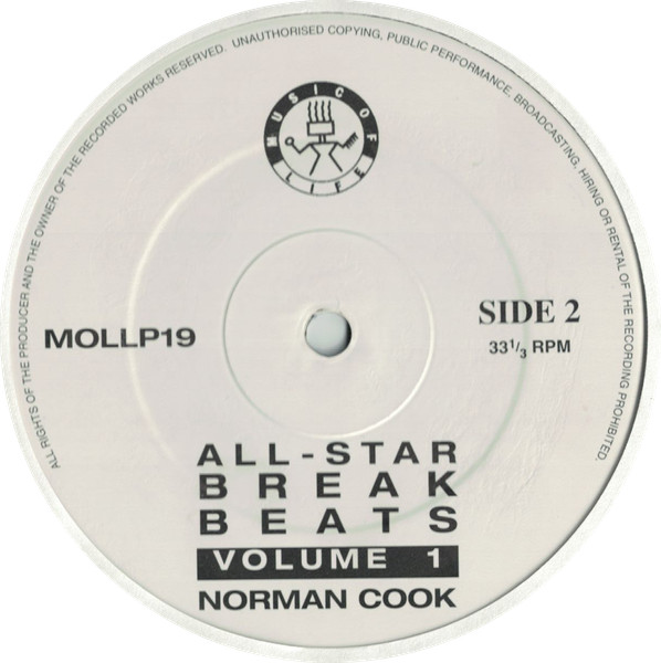 Norman Cook - All-Star Breakbeats Volume 1 | Music Of Life (MOLLP19) - 3