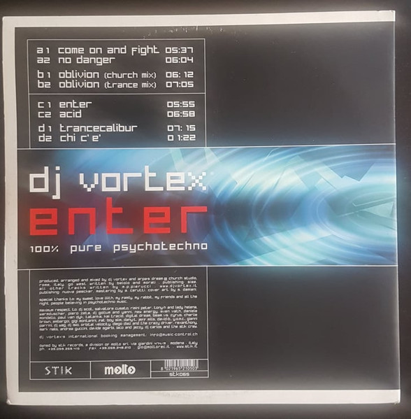 DJ Vortex - Enter | Stik Records (STK 065) - 2 DJ Vortex - Enter | Stik Records (STK 065) - 2