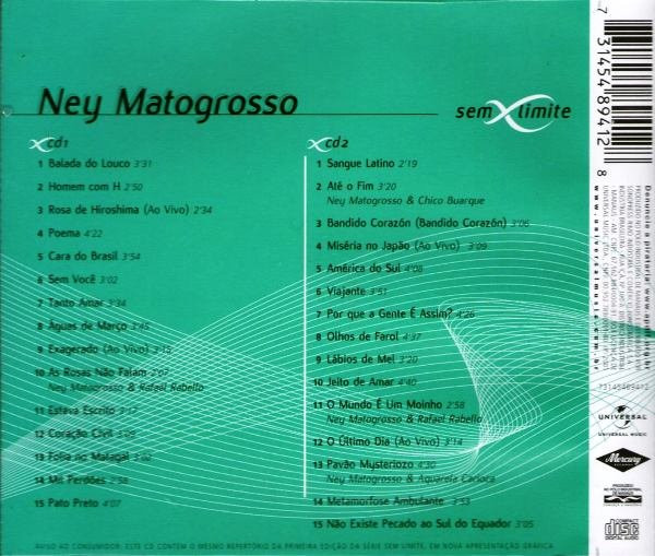 Ney Matogrosso - 30 Sucessos | Universal Music (73145489412) - 2