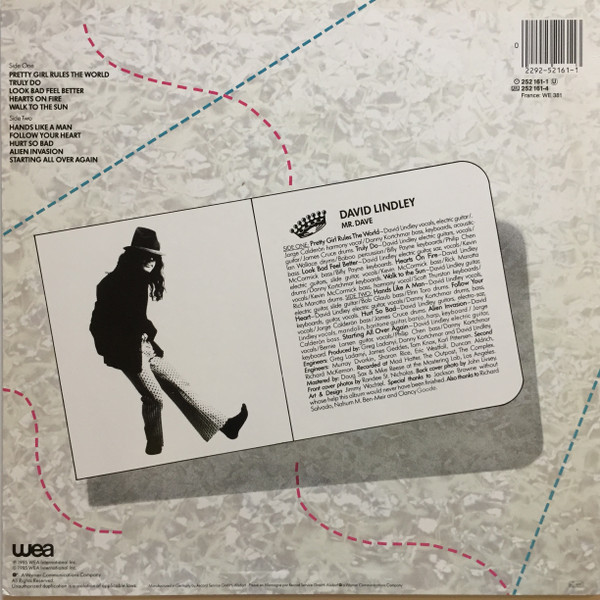 David Lindley - Mr. Dave | WEA (252 161-1) - 2