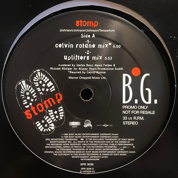 B.G. The Prince Of Rap - Stomp | Epic (XPR3038) - 2 B.G. The Prince Of Rap - Stomp | Epic (XPR3038) - 2