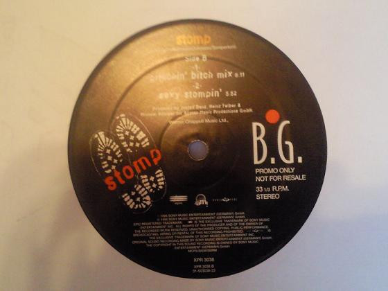 B.G. The Prince Of Rap - Stomp | Epic (XPR3038) - 3 B.G. The Prince Of Rap - Stomp | Epic (XPR3038) - 3