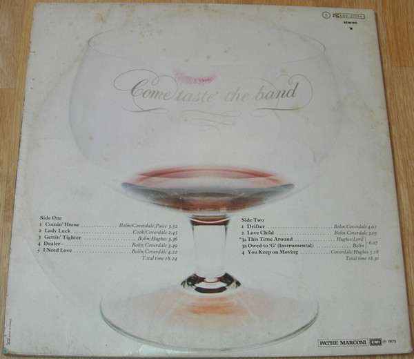 Deep Purple - Come Taste The Band | Purple Records (2C 068-97044) - 2 Deep Purple - Come Taste The Band | Purple Records (2C 068-97044) - 2