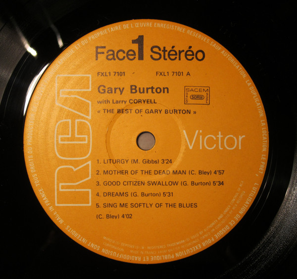 Gary Burton / Larry Coryell - Gary Burton / Larry Coryell | RCA Victor (FXL1 7101) - 3