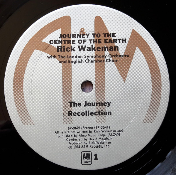Rick Wakeman - Journey To The Centre Of The Earth | A&M Records (SP-3621) - 3