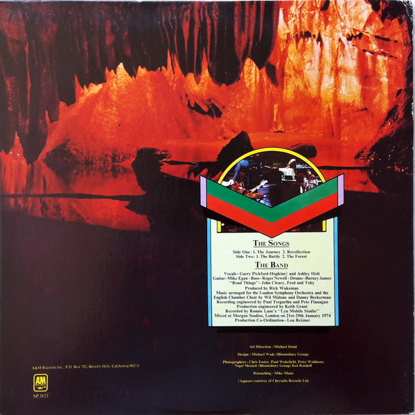 Rick Wakeman - Journey To The Centre Of The Earth | A&M Records (SP-3621) - 2