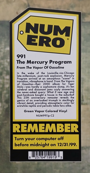 The Mercury Program - From The Vapor Of Gasoline | Numero Group (991) - 3 The Mercury Program - From The Vapor Of Gasoline | Numero Group (991) - 3