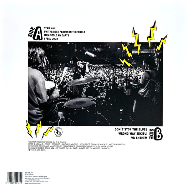 The Chats - The Chats EP | Bargain Bin Records (BB-005LPC) - 2 The Chats - The Chats EP | Bargain Bin Records (BB-005LPC) - 2