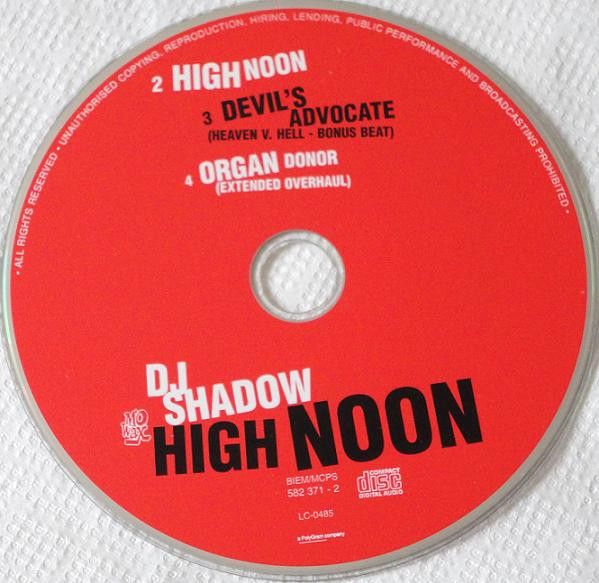 DJ Shadow - High Noon | Mo Wax (582 371-2) - 3