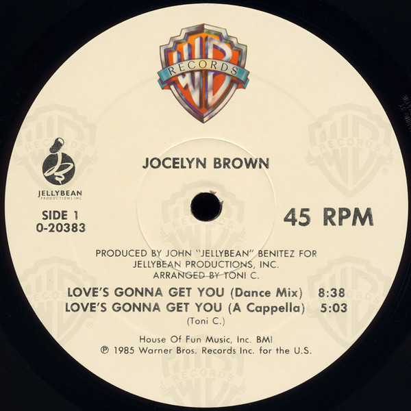 Jocelyn Brown - Love's Gonna Get You | Warner Bros. Records (0-20383) - 3
