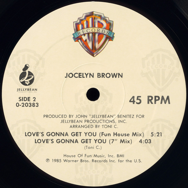 Jocelyn Brown - Love's Gonna Get You | Warner Bros. Records (0-20383) - 4