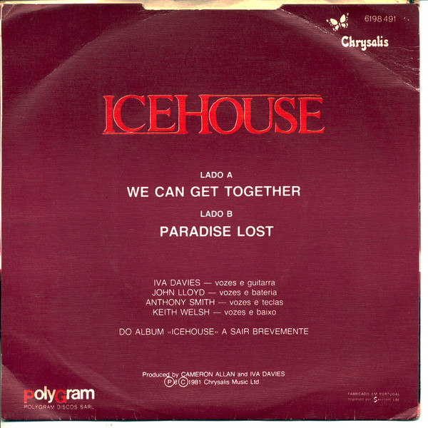 Icehouse - We Can Get Together | Chrysalis (6198 491) - 2