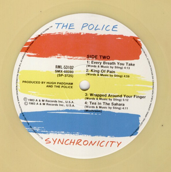 The Police - Synchronicity | A&M Records (RML 53102) - 4 The Police - Synchronicity | A&M Records (RML 53102) - 4