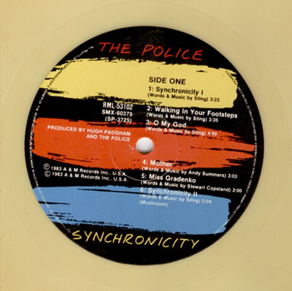 The Police - Synchronicity | A&M Records (RML 53102) - 3 The Police - Synchronicity | A&M Records (RML 53102) - 3