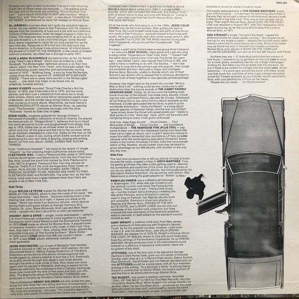 Various - Limo | Warner Bros. Records (PRO 691) - 4 Various - Limo | Warner Bros. Records (PRO 691) - 4