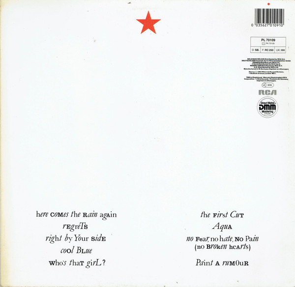 Eurythmics - Touch | RCA (PL 70109) - 2