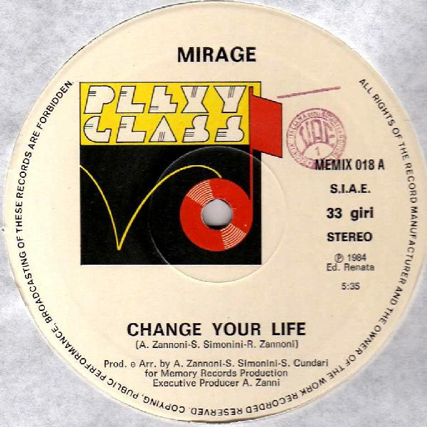 Mirage - Change Your Life | Plexy Glass (MEMIX 018) - 2