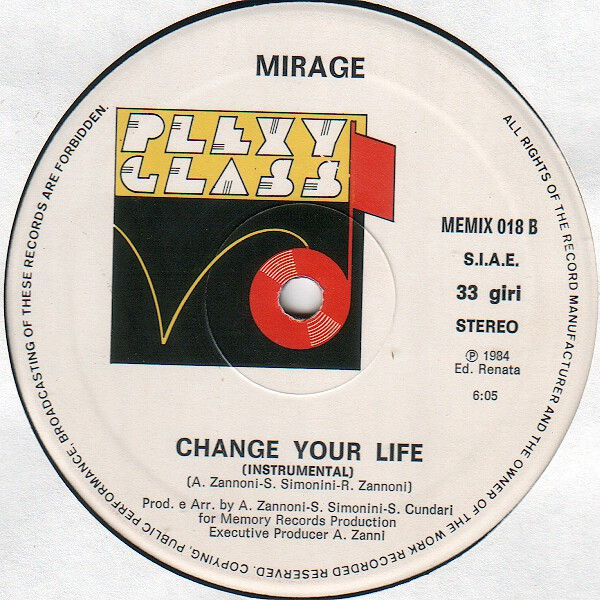 Mirage - Change Your Life | Plexy Glass (MEMIX 018) - 3