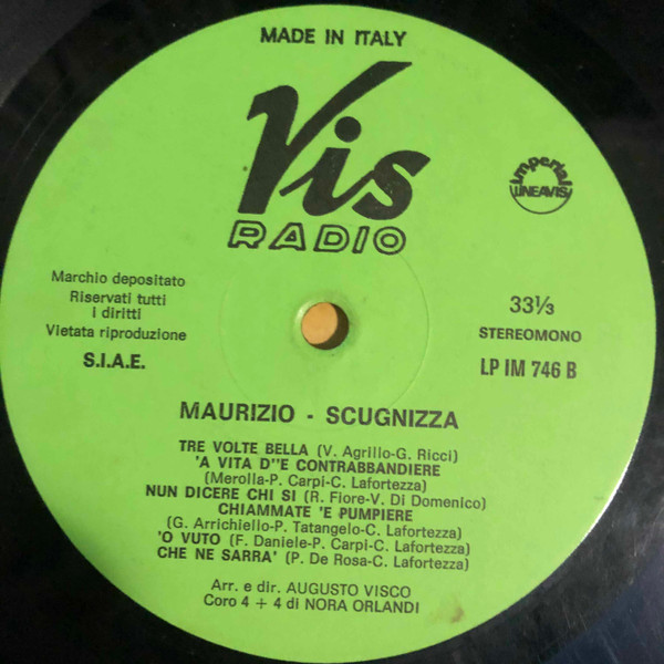 Maurizio - Scugnizza | Vis Radio (LP IM 746) - 4 Maurizio - Scugnizza | Vis Radio (LP IM 746) - 4