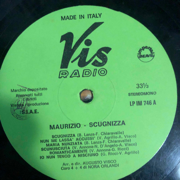Maurizio - Scugnizza | Vis Radio (LP IM 746) - 3 Maurizio - Scugnizza | Vis Radio (LP IM 746) - 3