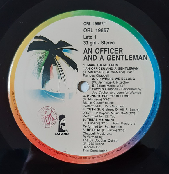 Various - An Officer And A Gentleman | Island Records (ORL 19867) - 3 Various - An Officer And A Gentleman | Island Records (ORL 19867) - 3